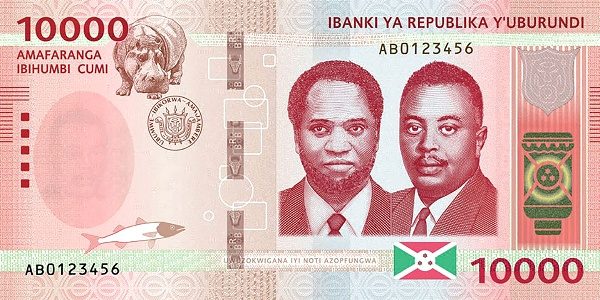 (925) ** PNew (PN59) Burundi - 10.000 Francs (2022)